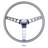 (CC-SW) MOONEYES ORIGINAL California Metal Flake "Finger Grip" Steering Wheel (15") [GS290FG]