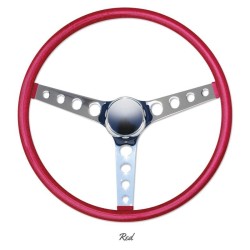 (CC-SW) MOONEYES ORIGINAL California Metal Flake "Finger Grip" Steering Wheel (15") [GS290FG]