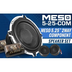 (C-AV-SP) CT Sounds Meso 5.25” 2Way 240 Watt Premium Component Car Speaker Set