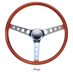 (CC-SW) MOONEYES ORIGINAL California Metal Flake "Finger Grip" Steering Wheel (15") [GS290FG]