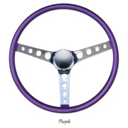 (CC-SW) MOONEYES ORIGINAL California Metal Flake "Finger Grip" Steering Wheel (15") [GS290FG]