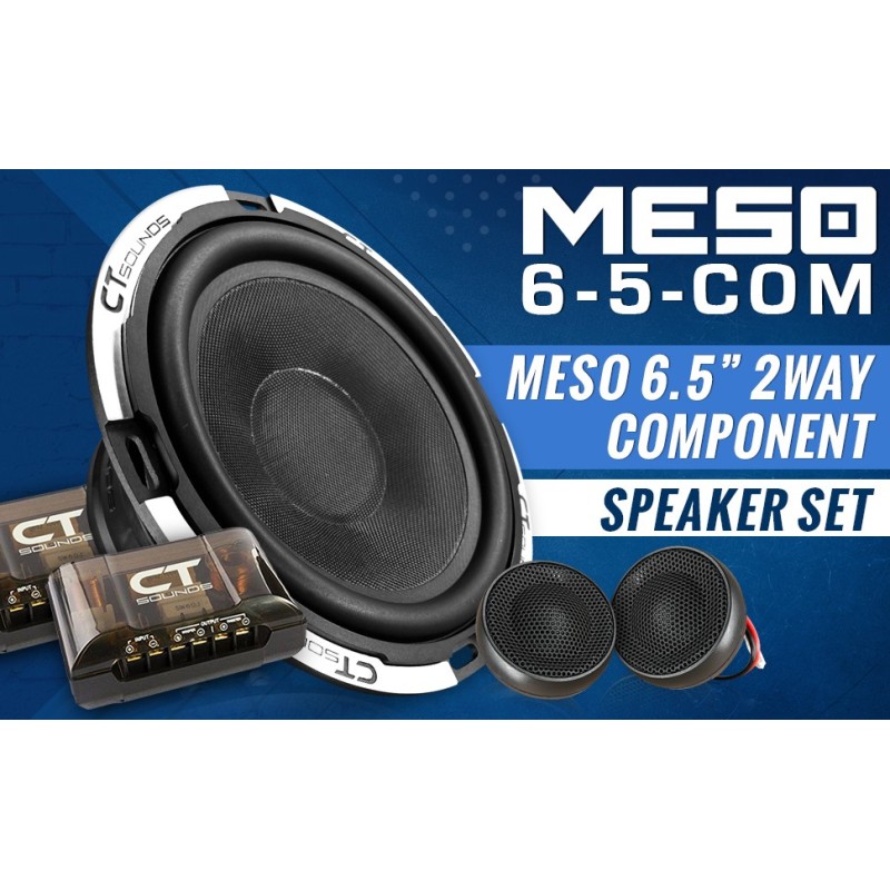 (C-AV-SP) CT Sounds Meso 6.5” 2Way 320 Watt Premium Component 喇叭套裝