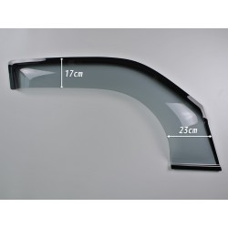 (C-BDDV) MUD FACTORY TOYOTA HIACE (200) Wind deflectors Window Visor [200k-spw-ls]