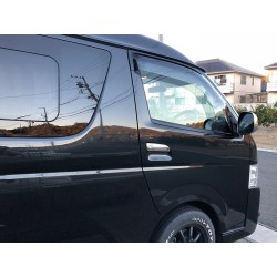 (C-BDDV) MUD FACTORY TOYOTA HIACE (200) Wind deflectors Window Visor [200k-spw-ls]