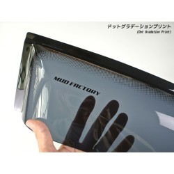 (C-BDDV) MUD FACTORY DAIHATSU MIDJET Window Visor [mjt2-semi-ds]