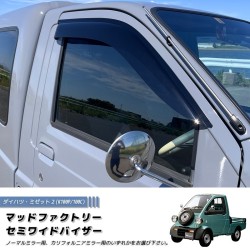 (C-BDDV) MUD FACTORY DAIHATSU MIDJET Window Visor [mjt2-semi-ds]