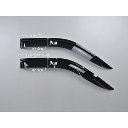 (C-BDDV) MUD FACTORY DAIHATSU MIDJET Window Visor [mjt2-semi-ds]