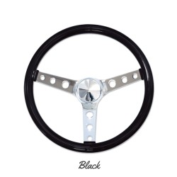 (CC-SW) MOONEYES ORIGINAL Classic Style Vinyl Grip Steering Wheel (34cm/13.5") [GS250PW]