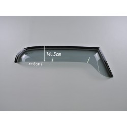 (C-BDDV) MUD FACTORY JEEP WRANGLER YJ TJ Wind deflectors Window Visor [tj-big-ls]