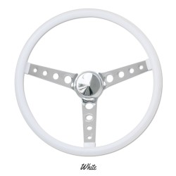 (CC-SW) MOONEYES ORIGINAL "Finger Grip" Steering Wheel (Vinyl Grip) (15") [GS290FGBK]