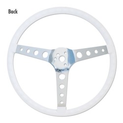 (CC-SW) MOONEYES ORIGINAL "Finger Grip" Steering Wheel (Vinyl Grip) (15") [GS290FGBK]