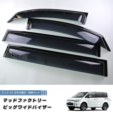 copy of (C-BDDV) MUD FACTORY MITSUBISHI PAJERO MINI Wind deflectors Window Visor [h58-big-ds]