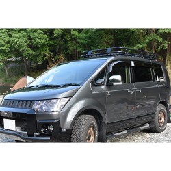 (C-BDDV) MUD FACTORY MITSUBISHI DELICA D5 Wind deflectors Window Visor [d5-big-ds]