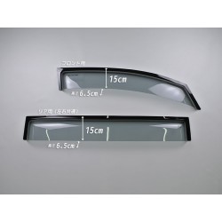 (C-BDDV) MUD FACTORY MITSUBISHI DELICA D5 Wind deflectors Window Visor [d5-big-ls]