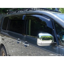 (C-BDDV) MUD FACTORY MITSUBISHI DELICA D5 Wind deflectors Window Visor [d5-big-ls]