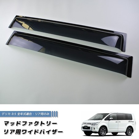 (C-BDDV) MUD FACTORY MITSUBISHI PAJERO MINI Wind deflectors Window Visor [d5-re-ds]