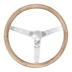 (CC-SW) Grant Classic Wood Steering Wheel with Rivets [‎‎201]