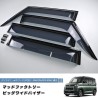 (C-BDDV) MUD FACTORY MITSUBISHI DELICA MINI Wind deflectors Window Visor [b34a-big-ds-4p]