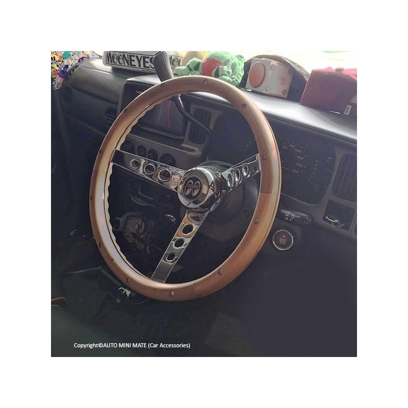 (CC-SW) Grant Classic Wood Steering Wheel with Rivets [‎‎213]