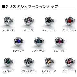 (CC-LB) D.A.D GARSON (ディー.エー.ディー) SWAROVSKI Jewelry 防盜車牌螺絲 [SB183]