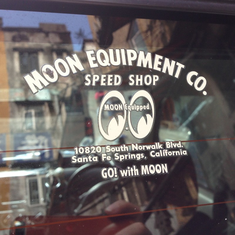 (CC-SK) MOON EQUIPMENT SPEED SHOP 貼紙 [MQD021]