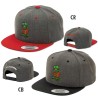 (G-AP-CH) Standing Rat Fink Embroidery Flat Visor Cap 帽 [RICF056]