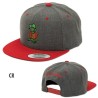 (G-AP-CH) Standing Rat Fink Embroidery Flat Visor Cap 帽 [RICF056]