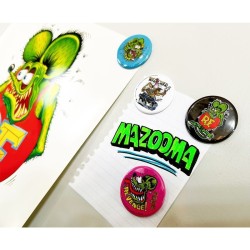 (GG-HL) Rat Fink CAN Magnet Set(Set of 4) 磁鐵套裝 [RAF610]