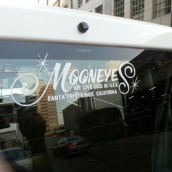 (CC-SK) MOONEYES Logo Die Cut Sticker [DM189]