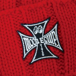 (G-AP-CK) MOON Equipped Iron Cross Beanie Cap [MQC053]