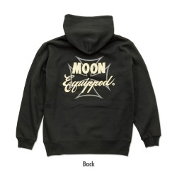 (G-AP-SW) MOON Equipped Iron Cross Line Pullover Hoodie [MQS023]