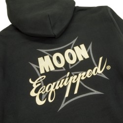 (G-AP-SW) MOON Equipped Iron Cross Line Pullover Hoodie [MQS023]