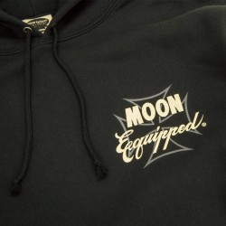 (G-AP-SW) MOON Equipped Iron Cross Line Pullover Hoodie [MQS023]