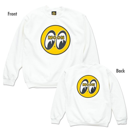 (G-AP-SW) MOON Eyeball Sweatshirt [SM001WH]