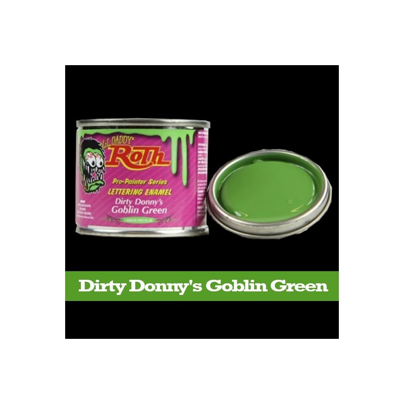 Beginner Pinstriping Kit, Dirty Donny's Goblin Green 彩繪琺瑯油 [RLE-03]