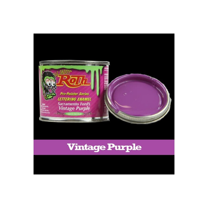 Beginner Pinstriping Kit, Vintage Purple 彩繪琺瑯油 [‎RLE-09]