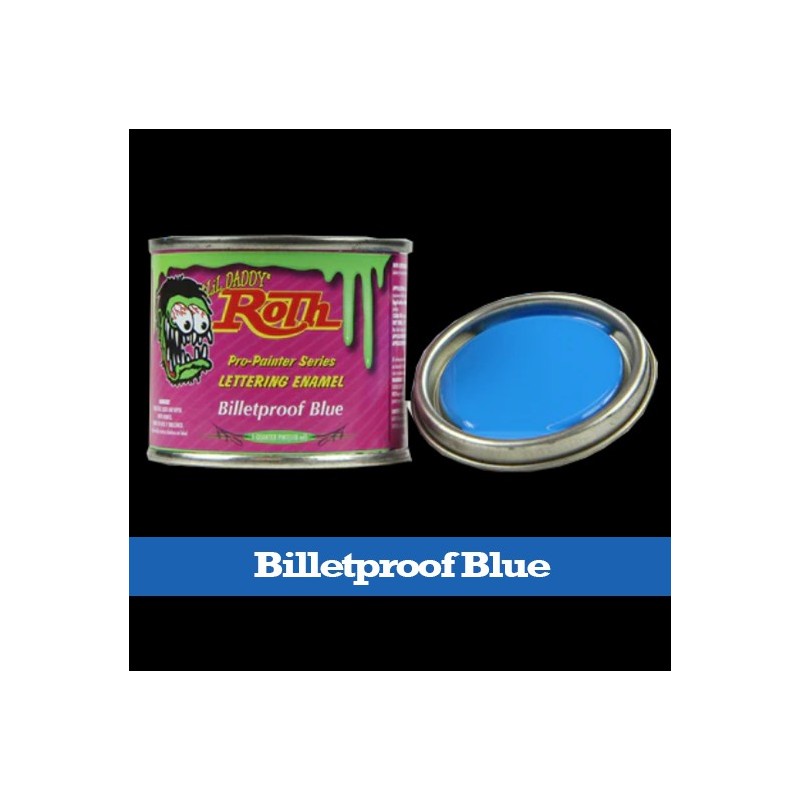 Beginner Pinstriping Kit, Billetproof Blue 彩繪琺瑯油 [‎RLE-12]