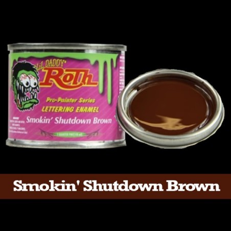 Beginner Pinstriping Kit, Smokin' Shutdown Brown 彩繪琺瑯油 [‎RLE-16]