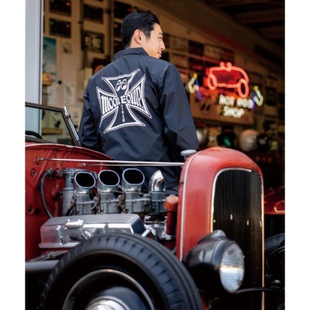 (G-AP-CJ) MOON Equipped Iron Cross Coach Jacket [MQW043]