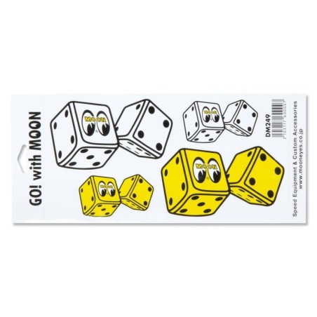 (CC-SK) MOON 8 Dice 貼紙 [DM249]