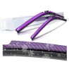 (CC-WB) AutoTex Clix Carbon Collection Wiper Blade, Purple [‎AutoTex-CCC-PU]