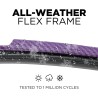 (CC-WB) AutoTex Clix Carbon Collection Wiper Blade, Purple [‎AutoTex-CCC-PU]