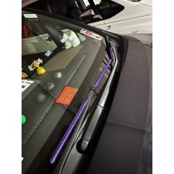 (CC-WB) AutoTex Clix Carbon Collection Wiper Blade, Purple [‎AutoTex-CCC-PU]