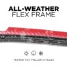 (CC-WB) AutoTex Clix Carbon Collection Wiper Blade, Red [‎AutoTex-CCC-RD]