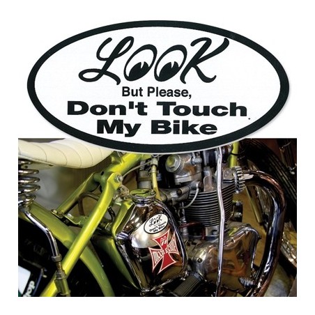 (CC-SK) Look Don't Touch My Bike 貼紙 [DM160RO]