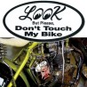 (CC-SK) Look Don't Touch My Bike 貼紙 [DM160RO]