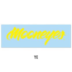 (CC-SK) MOONEYES Sticker (Clear Type/Script Type) [DM234]