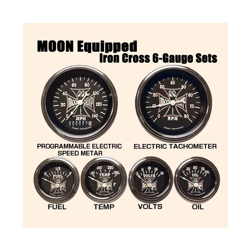 (CC-GA) MOON Equipped Iron Cross 6車錶 Set [MPG36005IC]