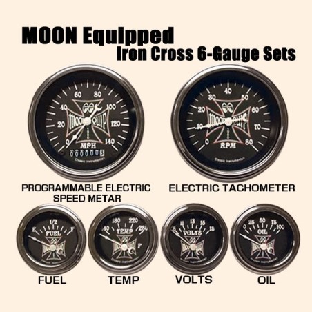 (CC-GA) MOON Equipped Iron Cross 6車錶 Set [MPG36005IC]