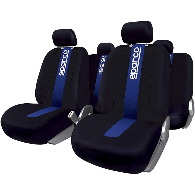 (CC-CSC) Sparco SPC1011 Classic Model Seat Covers, Blue [SPC1011]